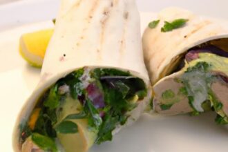 Creamy Avocado Chicken Wraps with a Greek Yogurt Twist