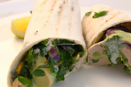 Creamy Avocado Chicken Wraps with a Greek Yogurt Twist