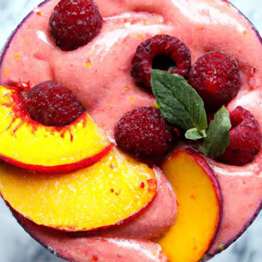 Refreshing Raspberry Peach Smoothie: A Sweet, Healthy Blend