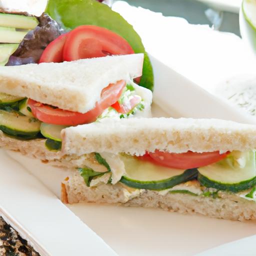 Refreshing Delight: The Perfect Cucumber Cream Cheese Sandwich