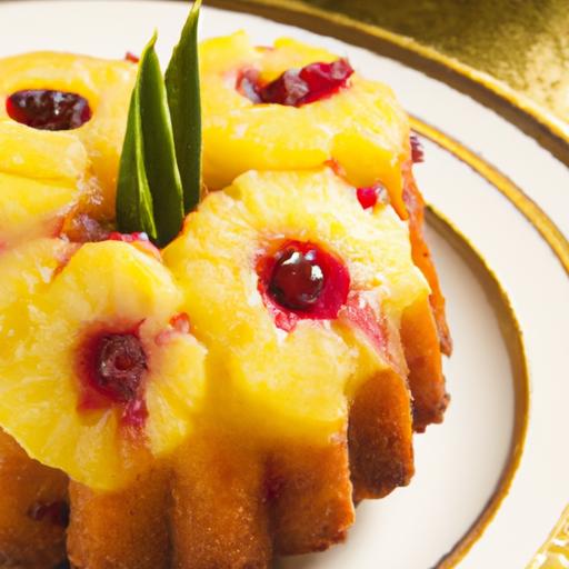 Tiny Tropical Treats: The Magic of Mini Pineapple Upside-Down Cakes