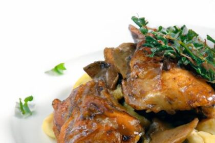 Savoring Cider-Braised Rabbit: A Rustic Culinary Delight