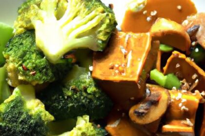 Delicious Vegan Tofu Stir-Fry with Creamy Peanut Sauce