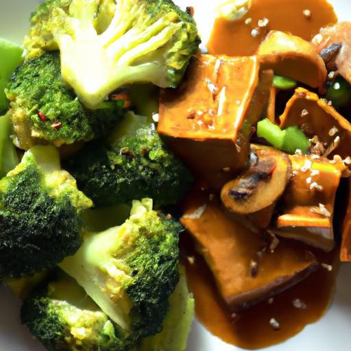 Delicious Vegan Tofu Stir-Fry with Creamy Peanut Sauce