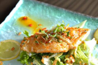 Fiery Flavors: Grilled Mahi-Mahi Meets Spicy Sriracha