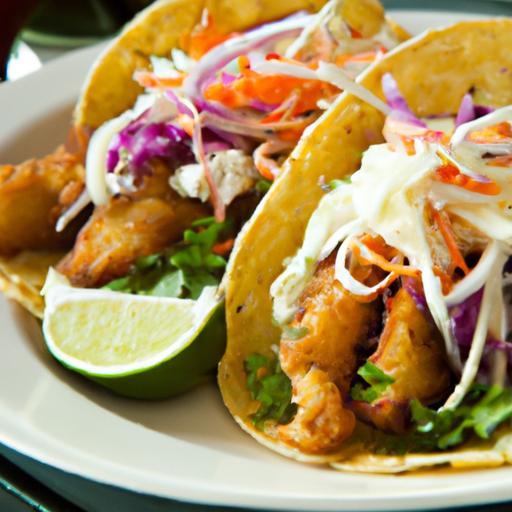 Crunchy Fish Tacos with Zesty Cilantro Lime Slaw Delight