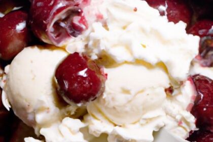 Cherry Bliss: The Sweet Scoop on Cherries Ice Cream Delight