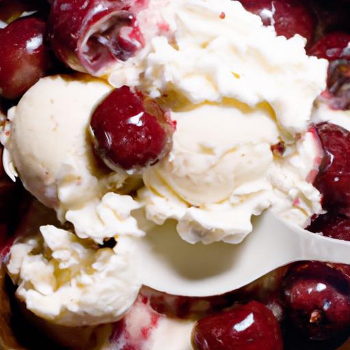 Cherry Bliss: The Sweet Scoop on Cherries Ice Cream Delight
