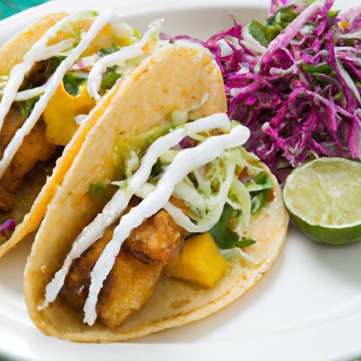 Crispy Fish Tacos with Zesty Cilantro Lime Slaw Delight