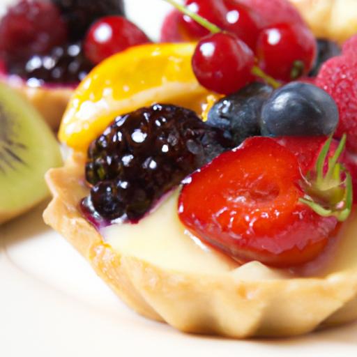 Delight in Mini Fruit Tarts with Luscious pastry Cream