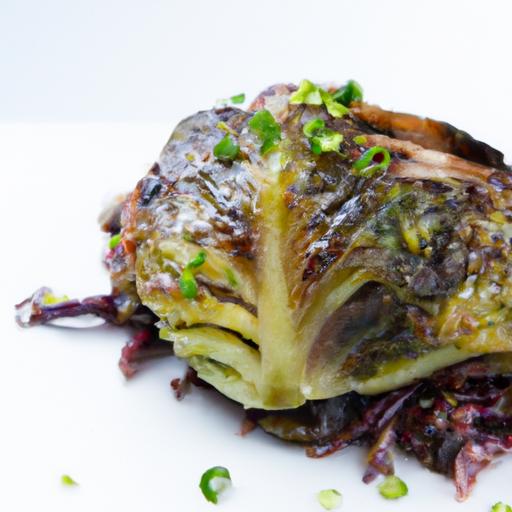 Savor Grilled Cabbage Steaks with Zesty Dijon Sauce Flair