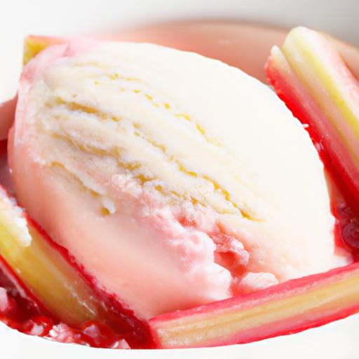 Rhubarb Sorbet: Tart, Sweet, and perfectly Refreshing Treat