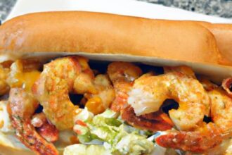 Savor the Flavor: Blackened Shrimp Po’Boy from NOLA’s Heart
