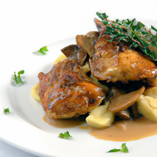 Savoring Cider-Braised Rabbit: A Rustic Culinary Delight