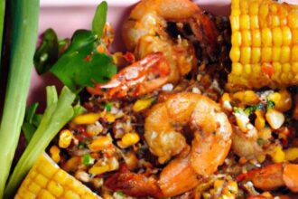 Savor the Flavor: Mexican Street Corn Meets Juicy Shrimp
