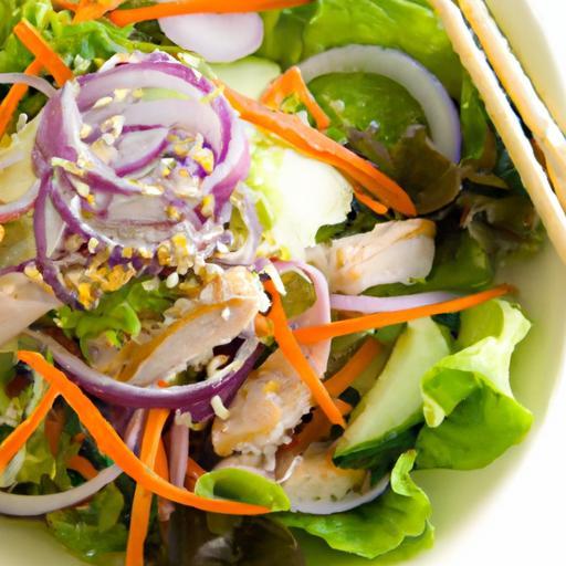 Brighten Your Menu with a Zesty Thai Chicken Salad Delight