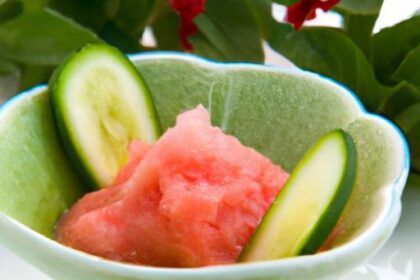 Chill Out: Refreshing Watermelon Cucumber Sorbet Recipe