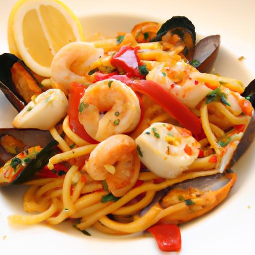 Fiery Seafood Pasta: A Perfect Blend of Spice and Ocean Flair