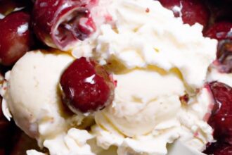 Cherry Bliss: The Sweet Scoop on Cherries Ice Cream Delight