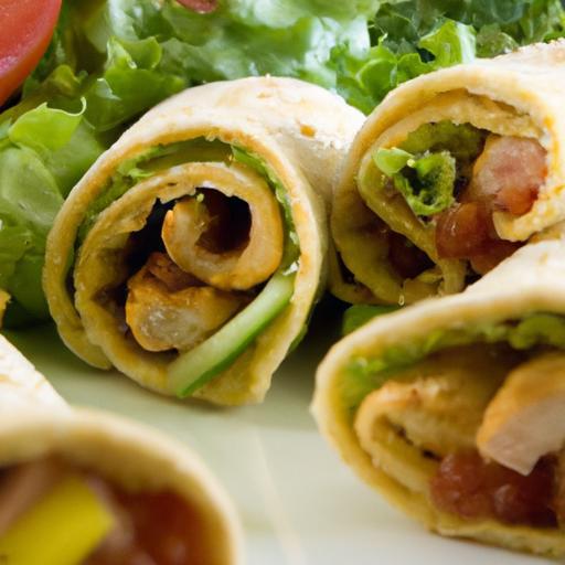 Wrap Up Flavor: Irresistible Cheesy Garlic Chicken Delights