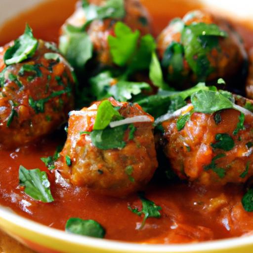 Savory Meatballs Simmered in Classic Marinara Sauce
