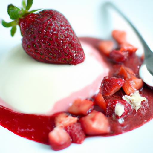 Strawberry Panna cotta: A Silky​ Delight Worth ‍Savoring