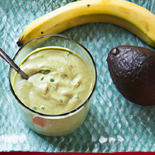 Creamy Avocado & banana Smoothie: Nature's Power Blend