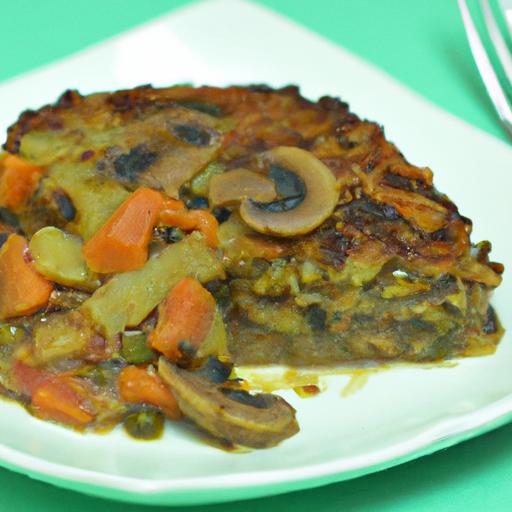 Hearty ​vegan Shepherd's pie: Lentils & Mushrooms Delight