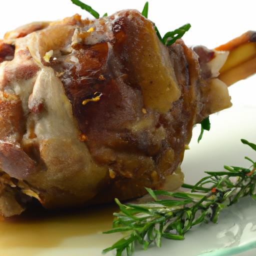 Succulent Slow-Roasted Lamb ⁣Shoulder with Rosemary‌ Honey ‍Glaze