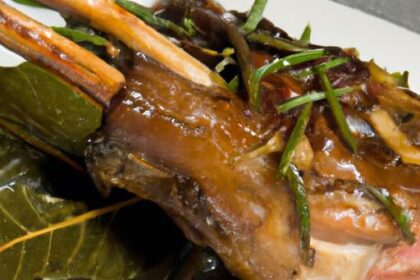 Succulent Slow-Roasted Lamb Shoulder with Rosemary Honey Glaze