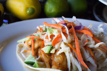 Fresh Fish Tacos with Zesty Sweet Chili Slaw Delight