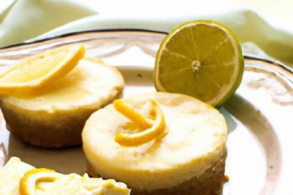 Zesty Mini Lemon Cheesecakes: A Tangy Delight in Every Bite