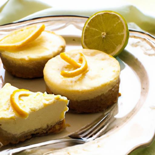 Zesty Mini Lemon Cheesecakes: A Tangy Delight in Every Bite