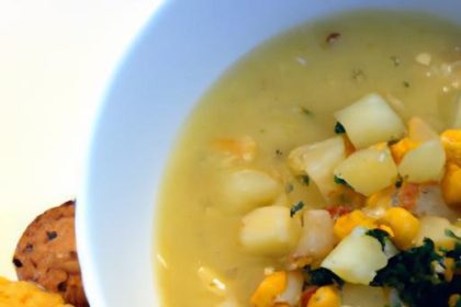 Creamy Vegan Corn & Potato Chowder: Comfort in a Bowl