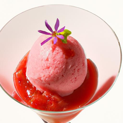 Refreshing Rhubarb Sorbet: A Tangy Twist to Cool Down