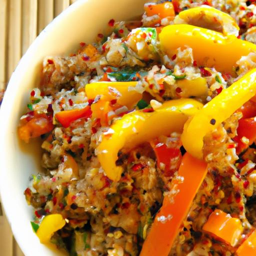 Nourish Your Day: Quinoa Bowl with Roasted Veggies Delight