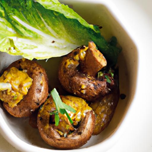 Savory‍ Vegan Filled Mushrooms: Plant-Powered Bites Delight