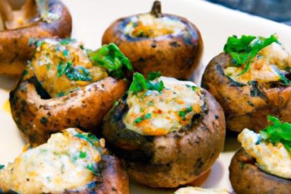 Cream Cheese Stuffed Mushrooms: Savory Bites of Bliss
