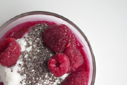 Raspberry Chia Pudding: A Delicious Boost of Healthy Energy